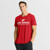 Detroit Red Wings Fanatics Authentic Pro Centennial Rink Tech T-Shirt - Red - NHL