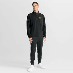 Chicago Blackhawks Fanatics Authentic Pro Rink Training Quarter-Zip Pullover - Black - NHL