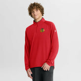 Chicago Blackhawks Fanatics Authentic Pro Rink Training Quarter-Zip Pullover - Red - NHL
