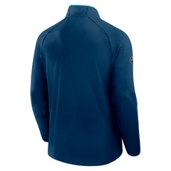 Seattle Kraken Fanatics Authentic Pro Rink Training Quarter-Zip Pullover - Deep Sea Blue - NHL