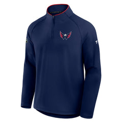 Washington Capitals Fanatics Authentic Pro Rink Training Quarter-Zip Pullover - Navy - NHL