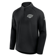 Los Angeles Kings Fanatics Authentic Pro Rink Training Quarter-Zip Pullover - Black - NHL