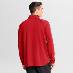 Chicago Blackhawks Fanatics Authentic Pro Rink Training Centennial Raglan Quarter-Zip Pullover - Red - NHL