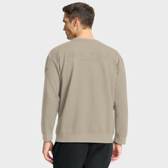 New York Islanders Fanatics Authentic Pro Road Tri-Blend Sweatshirt - Tan - NHL