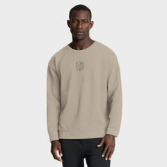 Vegas Golden Knights Fanatics Authentic Pro Road Tri-Blend Sweatshirt - Tan - NHL