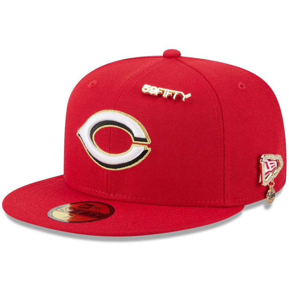 Cincinnati Reds New Era 2025 59FIFTY Day 59FIFTY Fitted Hat with Pins - MLB