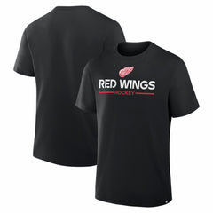 Detroit Red Wings Fanatics Authentic Pro Primary T-Shirt - Black - NHL