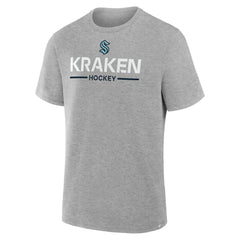 Seattle Kraken Fanatics Authentic Pro Primary T-Shirt - Gray - NHL