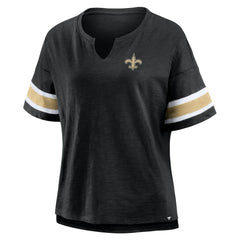 New Orleans Saints Women's Redzone Curl Route T-Shirt Black | Fanatics