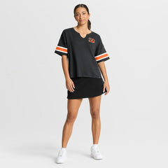 Cincinnati Bengals Women's Redzone Curl Route T-Shirt Black | Fanatics