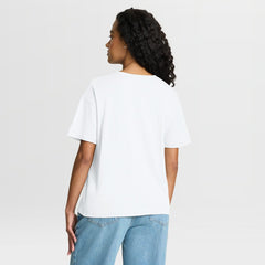 Detroit Lions Women's Redzone Slub Boxy T-Shirt White | Fanatics