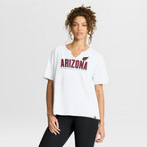 Arizona Cardinals Women's Redzone Slub Boxy T-Shirt White | Fanatics