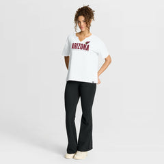 Arizona Cardinals Women's Redzone Slub Boxy T-Shirt White | Fanatics
