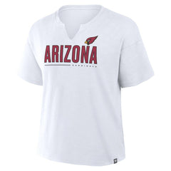 Arizona Cardinals Women's Redzone Slub Boxy T-Shirt White | Fanatics