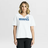 Indianapolis Colts Women's Redzone Slub Boxy T-Shirt White | Fanatics