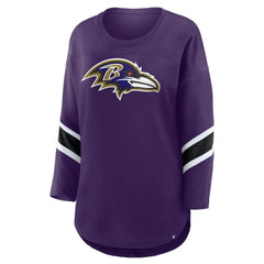Baltimore Ravens Women's Redzone 3/4-Sleeve T-Shirt Purple | Fanatics
