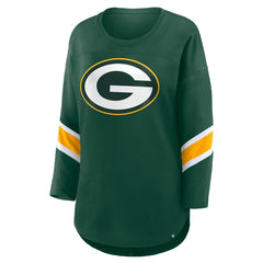 Green Bay Packers Women's Redzone 3/4-Sleeve T-Shirt Green | Fanatics