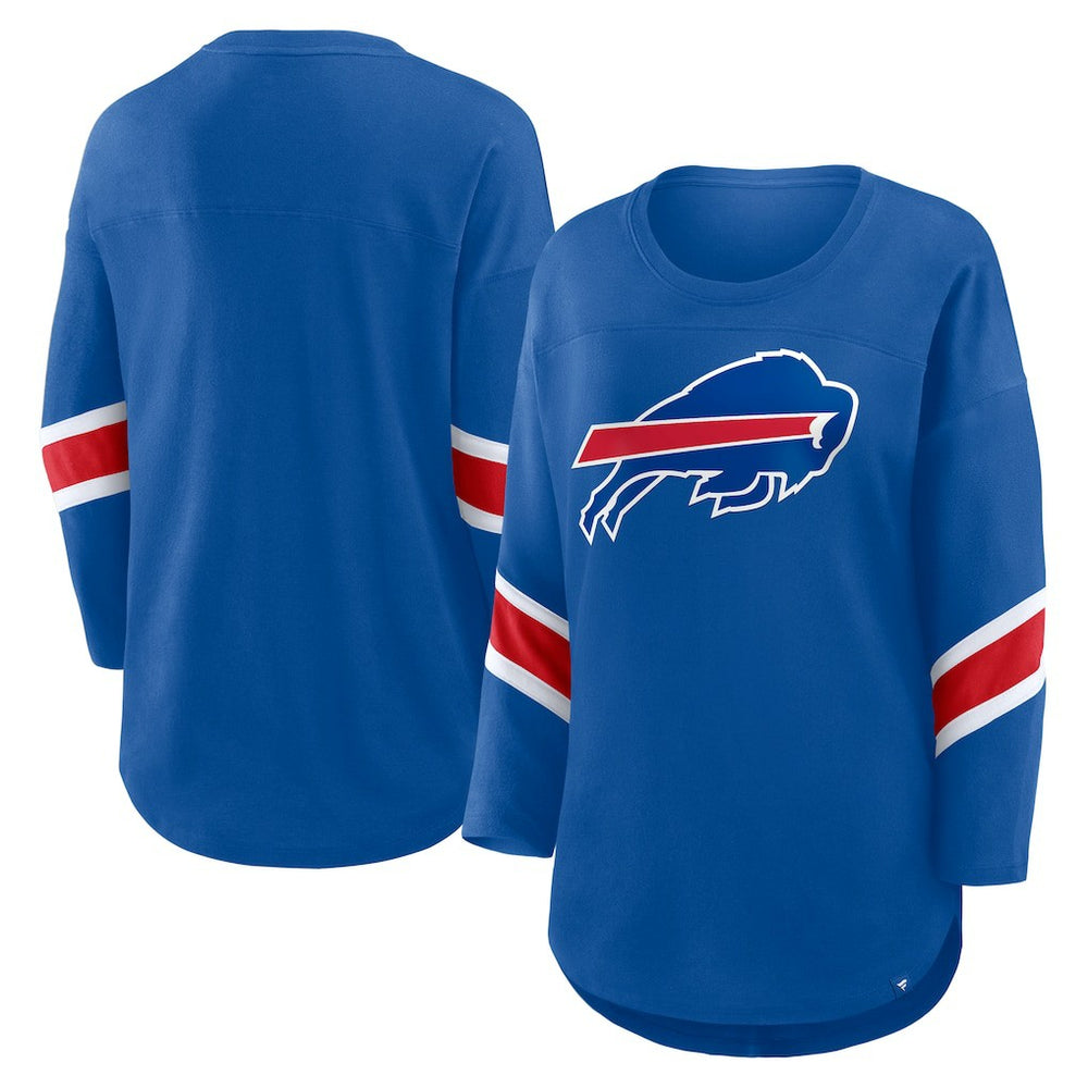 Buffalo Bills Women's Redzone 3/4-Sleeve T-Shirt Royal | Fanatics