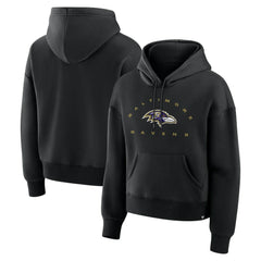 Baltimore Ravens Women's Eligible Receiver Legacy Pullover Hoodie Black | Fanatics