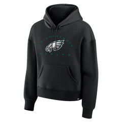 Philadelphia Eagles Women's Eligible Receiver Legacy Pullover Hoodie Black | Fanatics