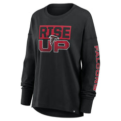 Atlanta Falcons Women's Hometown Legacy Long Sleeve T-Shirt Black | Fanatics