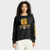 Pittsburgh Steelers Women's Hometown Legacy Long Sleeve T-Shirt Black | Fanatics