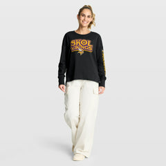 Minnesota Vikings Women's Hometown Legacy Long Sleeve T-Shirt Black | Fanatics