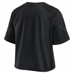 Kansas City Chiefs Women's Oversized Raglan V-Neck Blackout Fashion Jersey | Fanatics