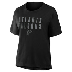 Atlanta Falcons Women's Blackout Kneel Down Legacy T-Shirt Black | Fanatics