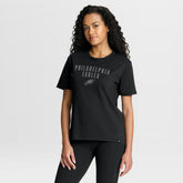 Philadelphia Eagles Women's Blackout Kneel Down Legacy T-Shirt Black | Fanatics