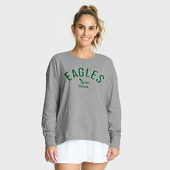 Philadelphia Eagles Women's Hometown Legacy Long Sleeve T-Shirt Heather Gray | Fanatics