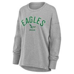 Philadelphia Eagles Women's Hometown Legacy Long Sleeve T-Shirt Heather Gray | Fanatics