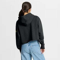 Jacksonville Jaguars Women's Oversized Hometown Heritage Cropped Hoodie Black | Fanatics
