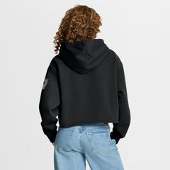 Las Vegas Raiders Women's Oversized Hometown Heritage Cropped Hoodie Black | Fanatics