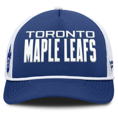 Toronto Maple Leafs Fanatics Authentic Pro Rink A-Frame Adjustable Hat - Blue/White - NHL