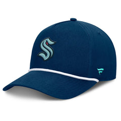 Seattle Kraken Fanatics Authentic Pro Rink Roper A-Frame Adjustable Hat - Deep Sea Blue - NHL