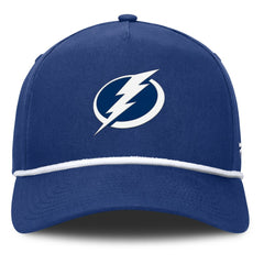 Tampa Bay Lightning Fanatics Authentic Pro Rink Roper A-Frame Adjustable Hat - Blue - NHL