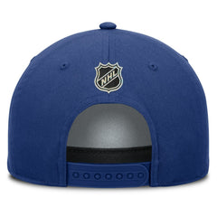 Vancouver Canucks Fanatics Authentic Pro Rink Roper A-Frame Adjustable Hat - Blue - NHL