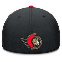 Ottawa Senators Fanatics Authentic Pro Rink Team Code Flex Hat - Black/Red - NHL