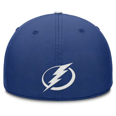Tampa Bay Lightning Fanatics Authentic Pro Rink Team Code Flex Hat - Blue/White - NHL