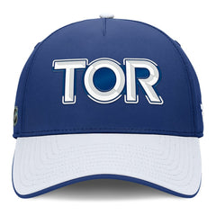 Toronto Maple Leafs Fanatics Authentic Pro Rink Team Code Flex Hat - Blue/White - NHL