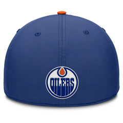 Edmonton Oilers Fanatics Authentic Pro Rink Team Code Flex Hat - Royal/Orange - NHL