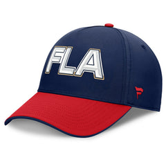 Florida Panthers Fanatics Authentic Pro Rink Team Code Flex Hat - Navy/Red - NHL