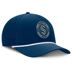 Seattle Kraken Fanatics Authentic Pro Rink Adjustable Hat - Deep Sea Blue - NHL