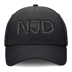 New Jersey Devils Fanatics Authentic Pro Road Team Code Flex Hat - Black - NHL