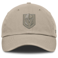 Vegas Golden Knights Fanatics Authentic Pro Road Adjustable Hat - Tan - NHL