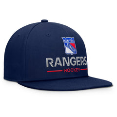 New York Rangers Fanatics Authentic Pro Rink Lockup Snapback Hat - Navy - NHL