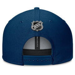 Seattle Kraken Fanatics Authentic Pro Rink Lockup Snapback Hat - Deep Sea Blue - NHL