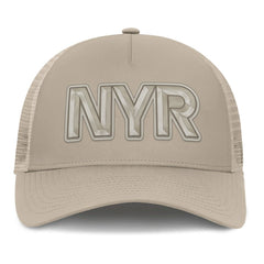 New York Rangers Fanatics Women's Authentic Pro Road Trucker Adjustable Hat - Tan - NHL