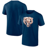 Chicago Bears Chrome Dimension T-Shirt Navy | NFL